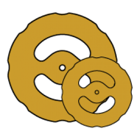 Rim Template - Rosette For Pottery Forms